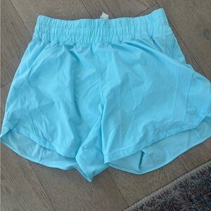 Lululemon Athletica Blue Athletic Shorts Lightweight Moisture-Wicking